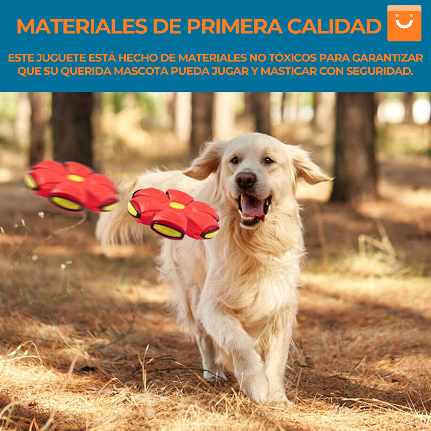 FrisbeeBall™ - juguete para mascotas, con muchas horas de diversión