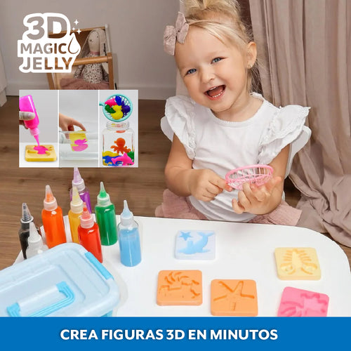 3D Magic Jelly™ – Crea figuras 3D en agua fácilmente