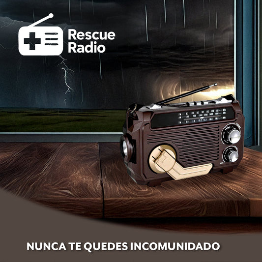 RescueRadio™ - Comunicación, luz y energía cuando más importa