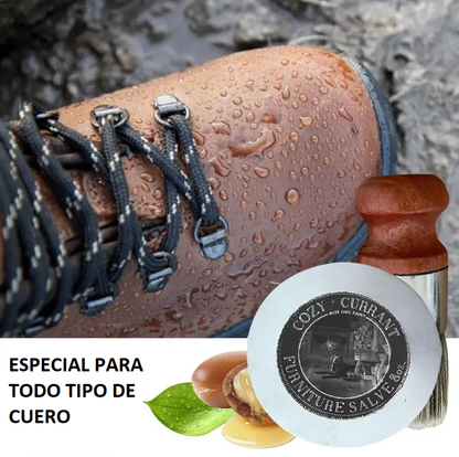 ShineLeather™ - CREMA Y CEPILLO PARA RENOVAR CUERO