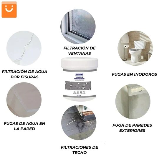 Agente De Recubrimiento Impermeable Transparente