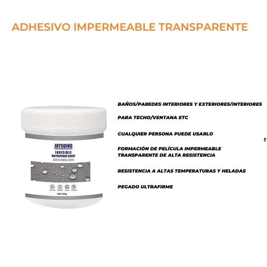 Agente De Recubrimiento Impermeable Transparente